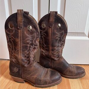 Double H Leather Western Boots